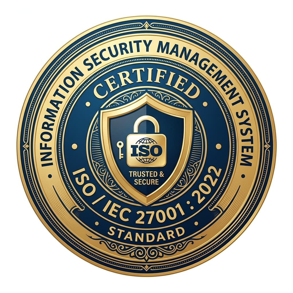 ISO/IEC 27001:2022 Certified Badge